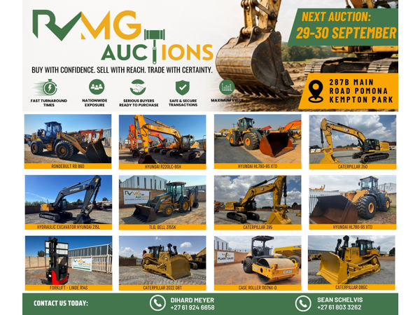 RMG Auctions 30TH September